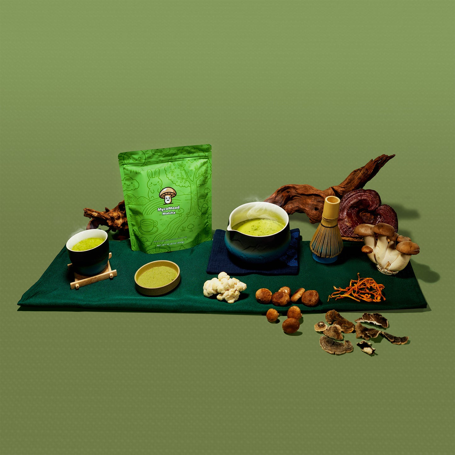 MycoMood Mushroom Matcha Latte